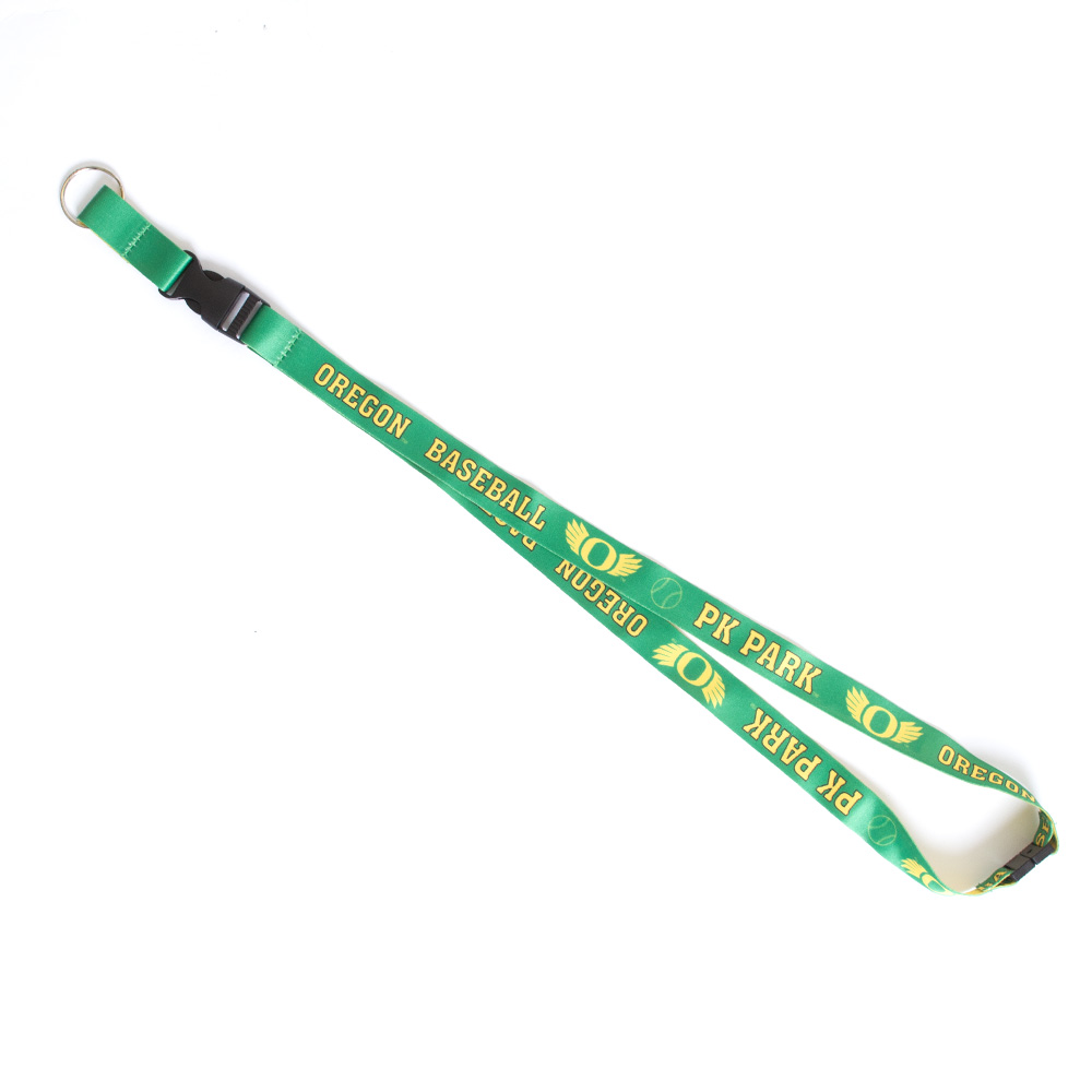 PK Park, MCM Group, Green, Lanyard, Gifts, Unisex, 0.75", Baseball, Double-sided, Buckle, 705635